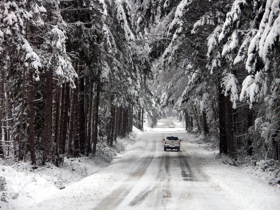 winter driving figure